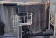 Exterior view of an Aquilair bio with pond